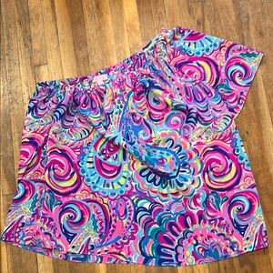 Lilly Pulitzer Silk One Shoulder Top